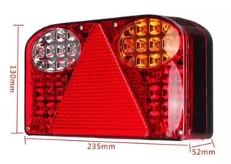 Set 2 Lampi stop remorca platforma  pe  LED